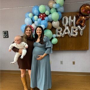 Blue Maternity Dress